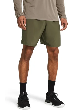 Under Armour Woven Wdmk Shorts Tumma Vihreä