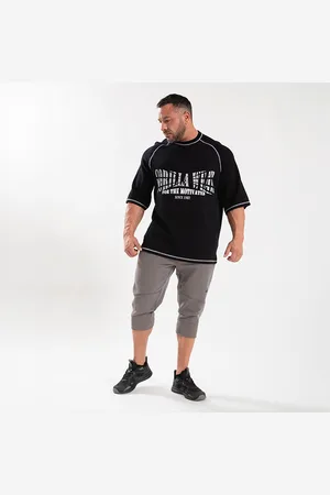 Gorilla Wear Finley Oversized T-paita Musta Harmaa