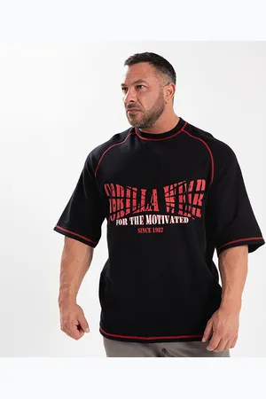 Gorilla Wear Finley Oversized T-paita Musta Punainen