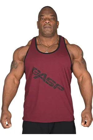 Gasp Vintage T-Back Paita Tummanpunainen