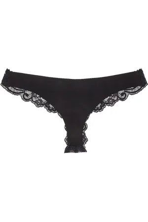 FLEUR DU MAL Charlotte Lace Thong Panty in