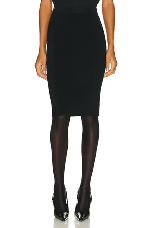 Saint Laurent Jersey Skirt in