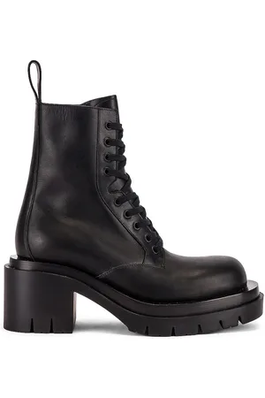 Bottega Veneta Lug Lace Up Ankle Boots in