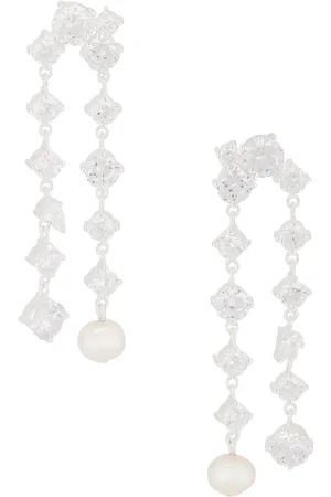 COMPLETEDWORKS Freshwater Pearl And CZ Earrings in