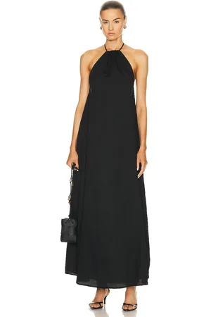 Leset Yoko Halter Maxi Dress in