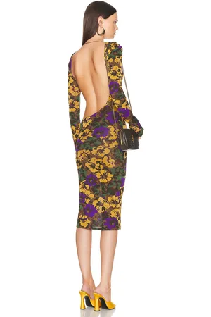 Saint Laurent Floral Dress in