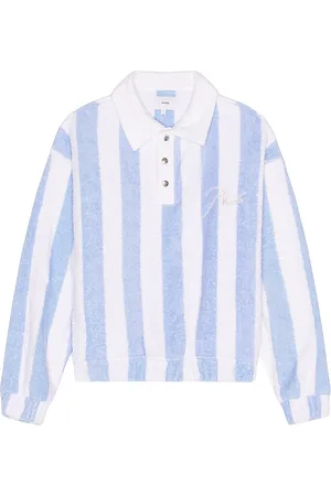 Rhude Striped Loop Terry Polo in