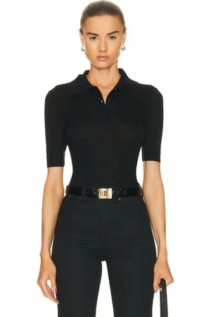 Saint Laurent Short Sleeve Polo Shirt in