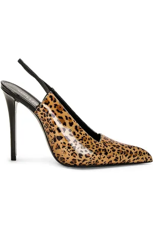 Saint Laurent Raven Slingback Pump in