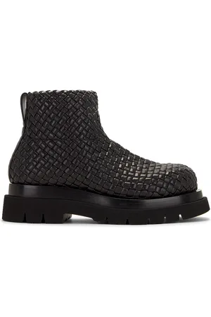 Bottega Veneta Mini Lido Weave Lug Ankle Boo in