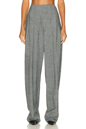 Bottega Veneta 3D Criss Cross Viscose Silk Trousers in