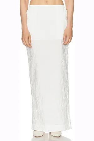 Helsa Crinkle Maxi Skirt in