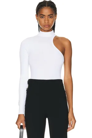 Alaïa Cut Out Long Sleeve Bodysuit in