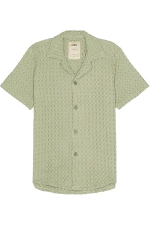 Oas Dusty Cuba Waffle Shirt in