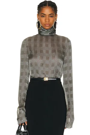 Saint Laurent Sheer Blouse in