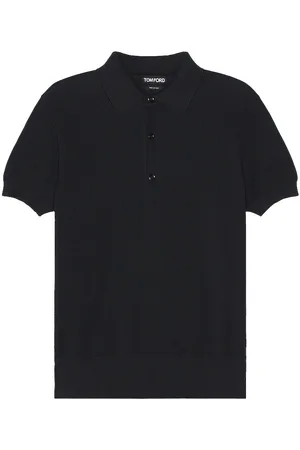 Tom Ford Silk Cotton Piquet Polo Ss Polo in