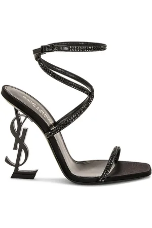 Saint Laurent Opyum Crystal Sandal in