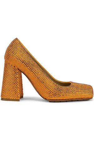 Bottega Veneta Tower Square Toe Pumps in