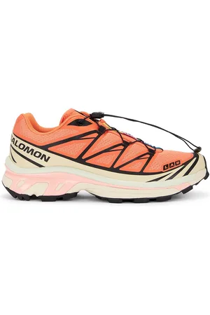 Salomon XT-6 In Living Coral, Black, & Cement in Living Coral Black & Cement