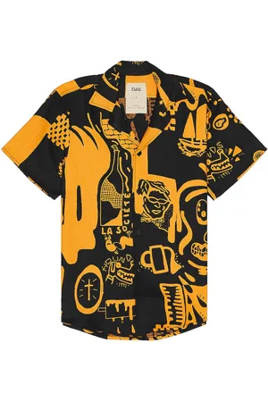 Oas Krispy Night Cuba Linen Shirt in
