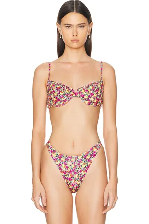 Heavy Manners Ruffle Bikini Top in