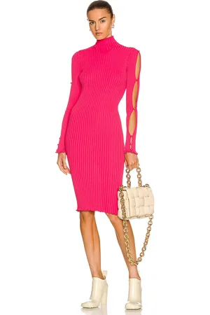Bottega Veneta Rib Knit Dress in
