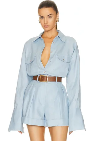 Helsa Linen Button Down Shirt in