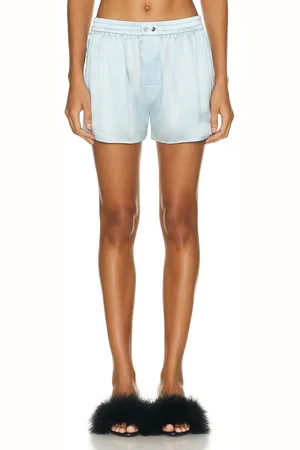 Alexander Wang Boxer Short W/ Tulle Cut Out Back Panel in