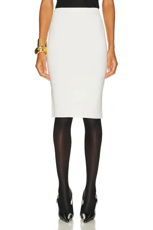 Saint Laurent Jersey Skirt in