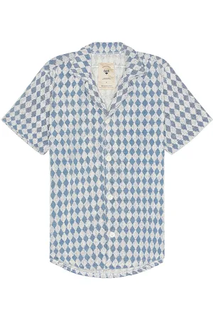 Oas Navy Diamond Cuba Terry Shirt in