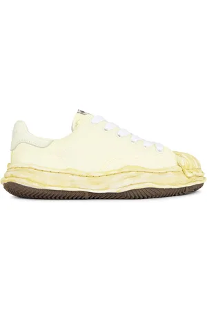 Maison Mihara Yasuhiro Blakey Original Sole Canvas Garment Dye Low Top Sneakers in