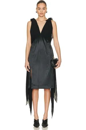 Bottega Veneta Heavy Fluid Silk Dress in