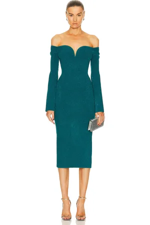 GALVAN Grace Long Sleeve Dress in