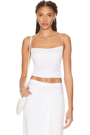 ENZA COSTA Supima Cotton Essential Strappy Tank in