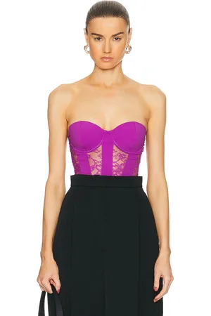 FLEUR DU MAL Cupped Bodysuit in