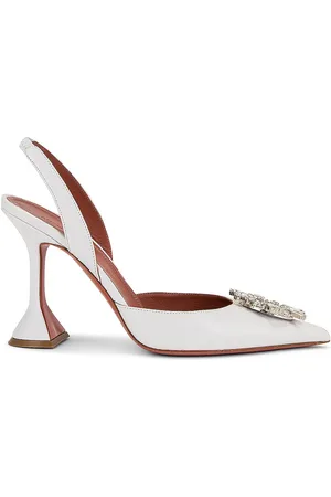 Amina Muaddi Begum Nappa Sling Heel in