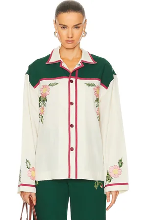 BODE Prarie Rose Overshirt in
