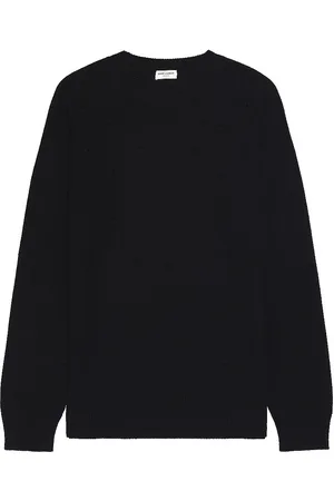 Saint Laurent Pull Col Rond Manche in