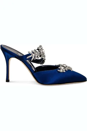Manolo Blahnik Lurum 90 Mule in