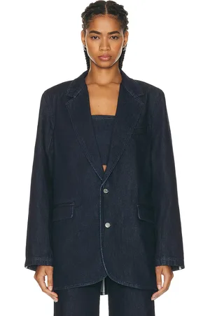 GRLFRND Sloane Denim Blazer in