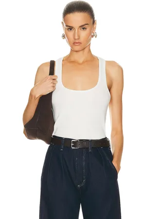 ÉTERNE Rib Racerback Tank Top in