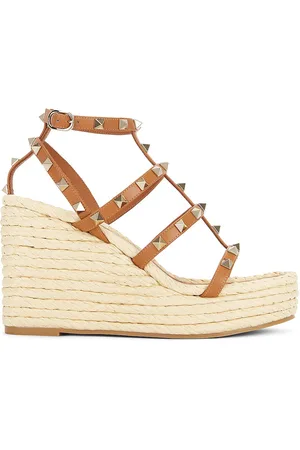 VALENTINO GARAVANI Rockstud Espadrille Wedge in