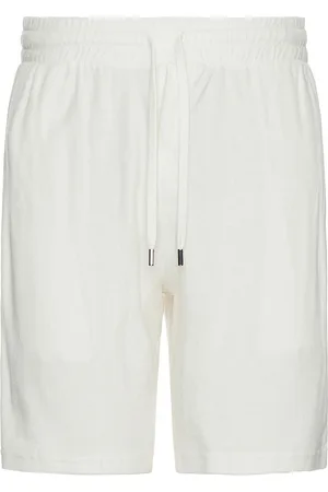 Frescobol Carioca Augusto Terry Cotton Blend Shorts in