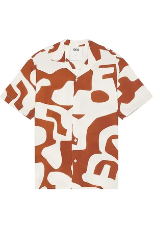 Oas Russet Puzzlotec Viscose Shirt in