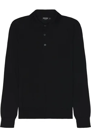 Ermenegildo Zegna Casheta Long Sleeve Polo in