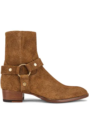 Saint Laurent Wyatt Leather Boot in