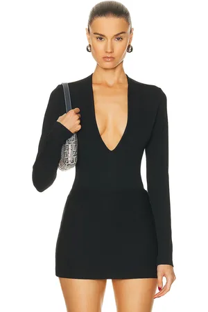 AGOLDE Zena Deep V Bodysuit in