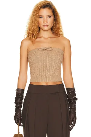 Helsa Taiki Cable Tube Top in