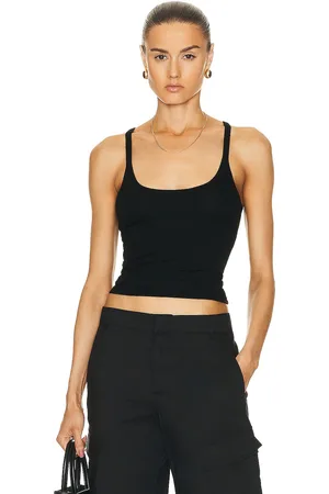 ENZA COSTA Silk Knit U Tank Top in