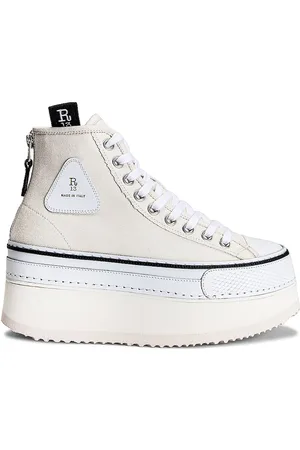 R13 Platform High Top Sneaker in